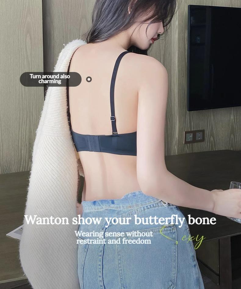 Product Introduction of Seamless Cloud Photosensitive Surface Underwear for Women Small Breast Push up Push up Anti-Sagging Soft Support No Wire Accessory Breast Push up Bra (B23) Basic Womenswear Comfort Minimalist 10