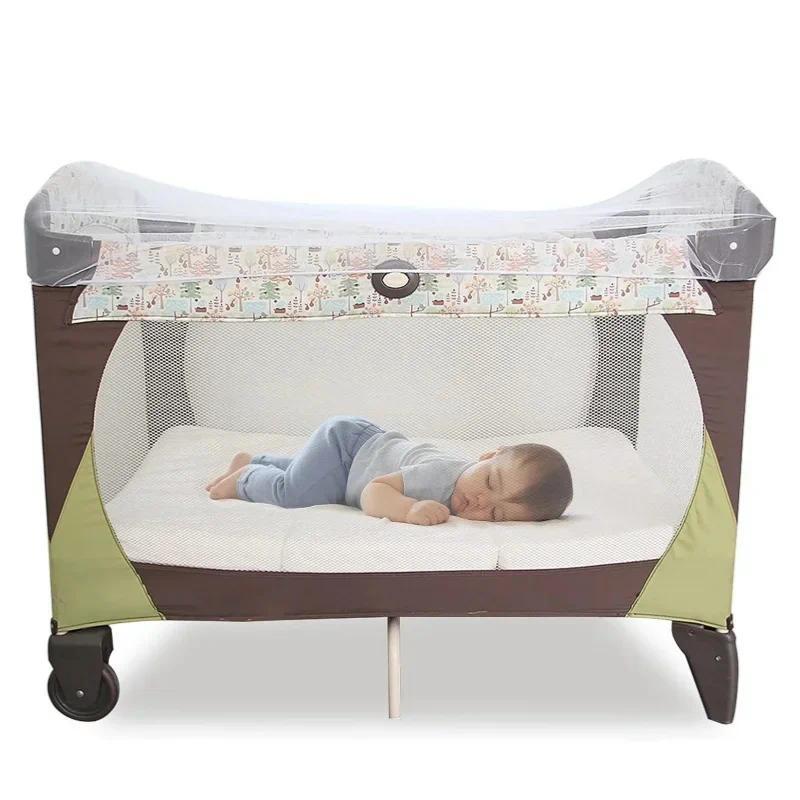 Product Introduction of 8PCS Mosquito Nets for Fully Covered Strollers Durable Mosquito Nets for Baby Cradles Mosquito Nets for Portable Mini Cribs 3