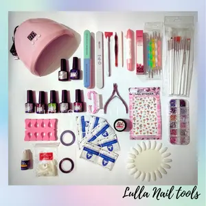 PAKET USAHA NAIL ART KOMPLIT BASIC MODEL 9/PAKET PEMULA NAIL ART LENGKAP