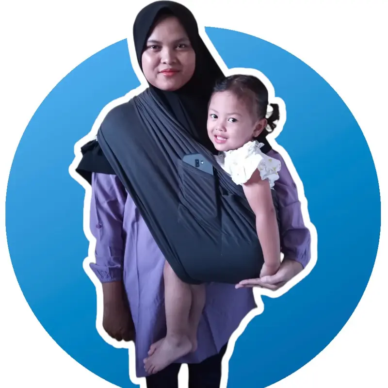 GENDONGAN BAYI SAMPING KAOS(GEOS) SIMPLE DAN MUDAH DIPAKAI 1