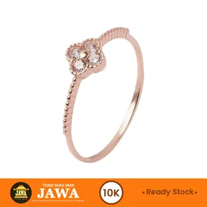 Cincin Emas Clovaria Kadar 10 Karat Toko Mas Jawa