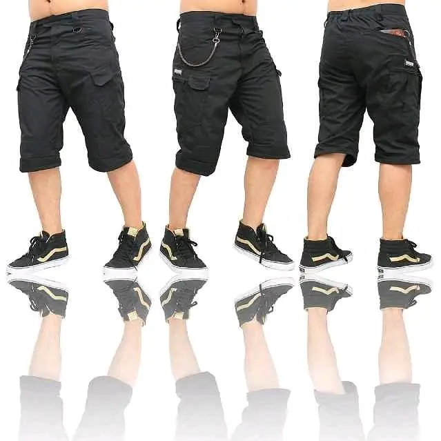 celana cargo pendek pria dewasa reguler size 28-38