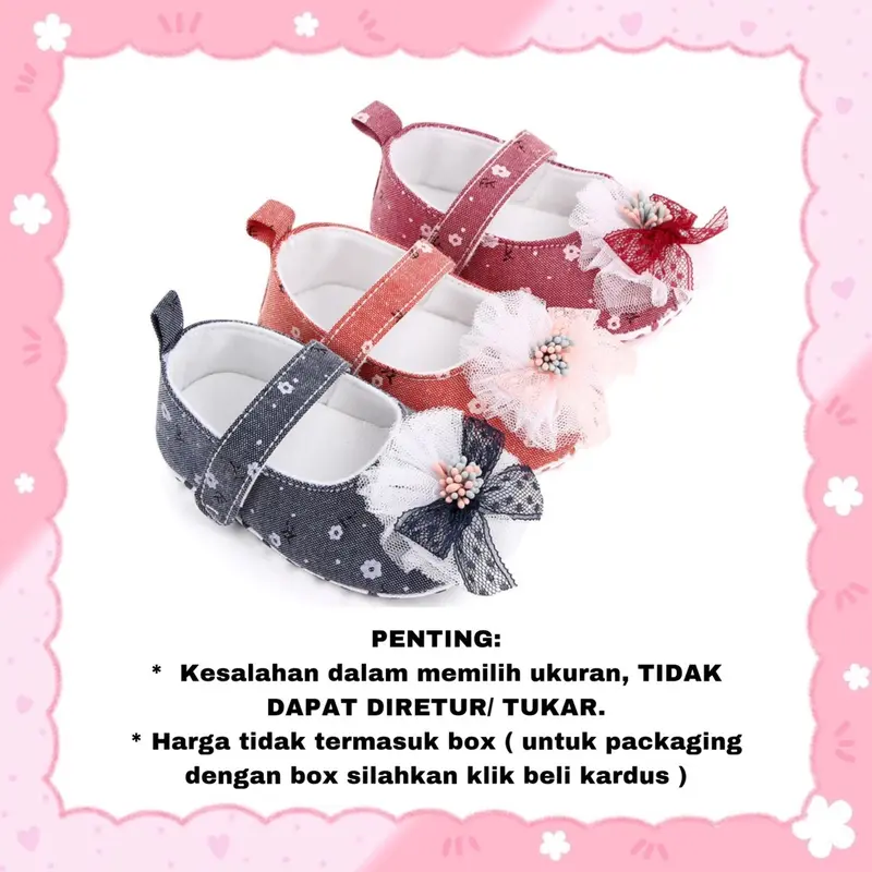 Sepatu/Sandal Bayi Import Prewalker Shoes Anak Perempuan 2