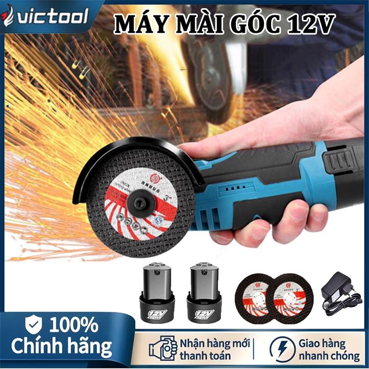 Victool Máy mài pin cầm tay mini 12V,Máy cắt mài cầm tay pin 19500rpm,máy mài cầm tay dùng pin 550W,máy mai cam tay,máy mài góc dùng pin