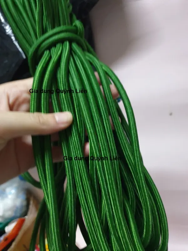 Dây dù xanh bó 20 mét đường kính 7mm chắc bền. 1
