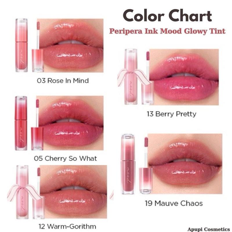  Son Môi Tint Bóng Peripera Glowy Mood Cho Nữ - Women - Cosmetic 