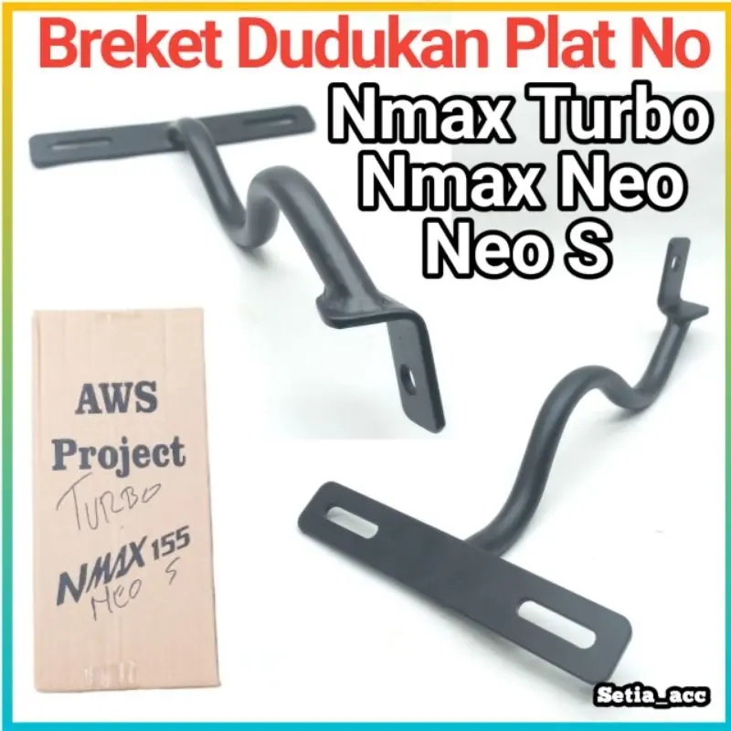 Breket Dudukan Plat No Nmax Turbo Nmax Neo S Aws Ptoject Nomor