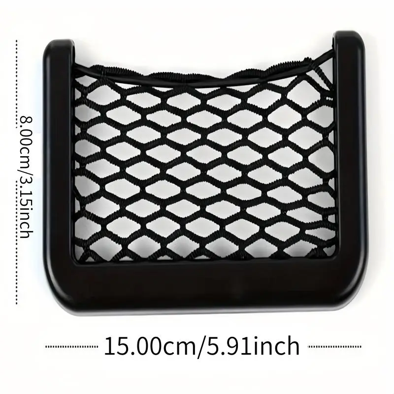 Car Seat Back Storage Net Bag, 1 Count Car Seat Back Organizer, Universal Car Interior Accessories for Stowing & Tidying, Car Accessory 1