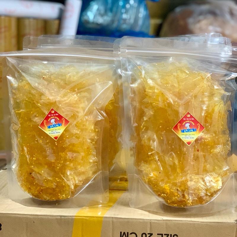  Bánh tráng sấy mắm tỏi mè giòn túi zip 250gr Snack Ăn Vặt 
