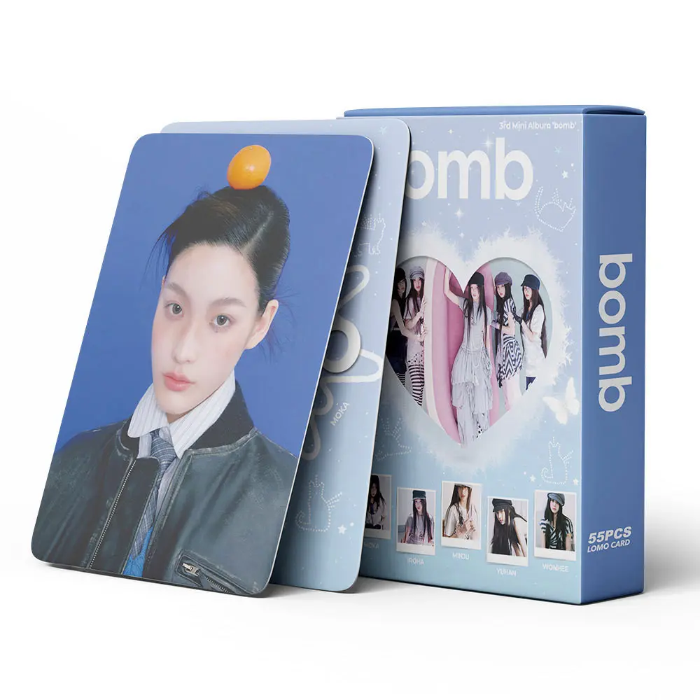 55pcs/box ILLIT BOMB Lomo Cards Do the Dance I'LL LIKE YOU