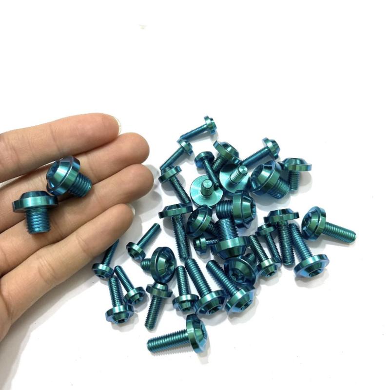 Ốc titan 1k gắn pô, mặt nạ, ốp đầu, gáy, tay sách, carte, đĩa full dàn áo honda