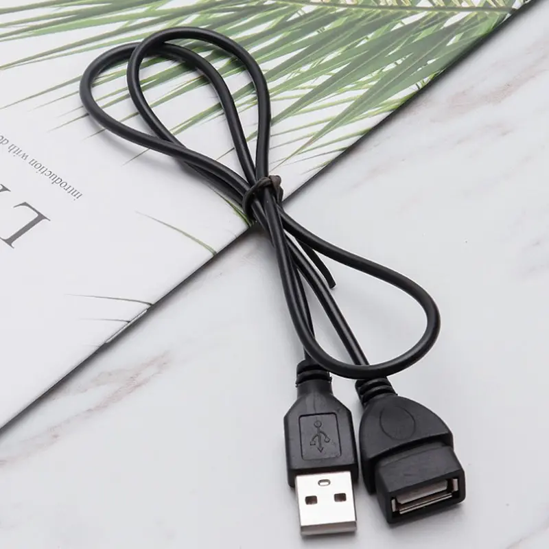 Cáp mở rộng cáp USB 2.0, Dây truyền dữ liệu có dây 0,6m / 1m / 1,5m, Tốc độ cực cao, Thích hợp cho máy chiếu hiển thị, Cáp mở rộng dữ liệu 2
