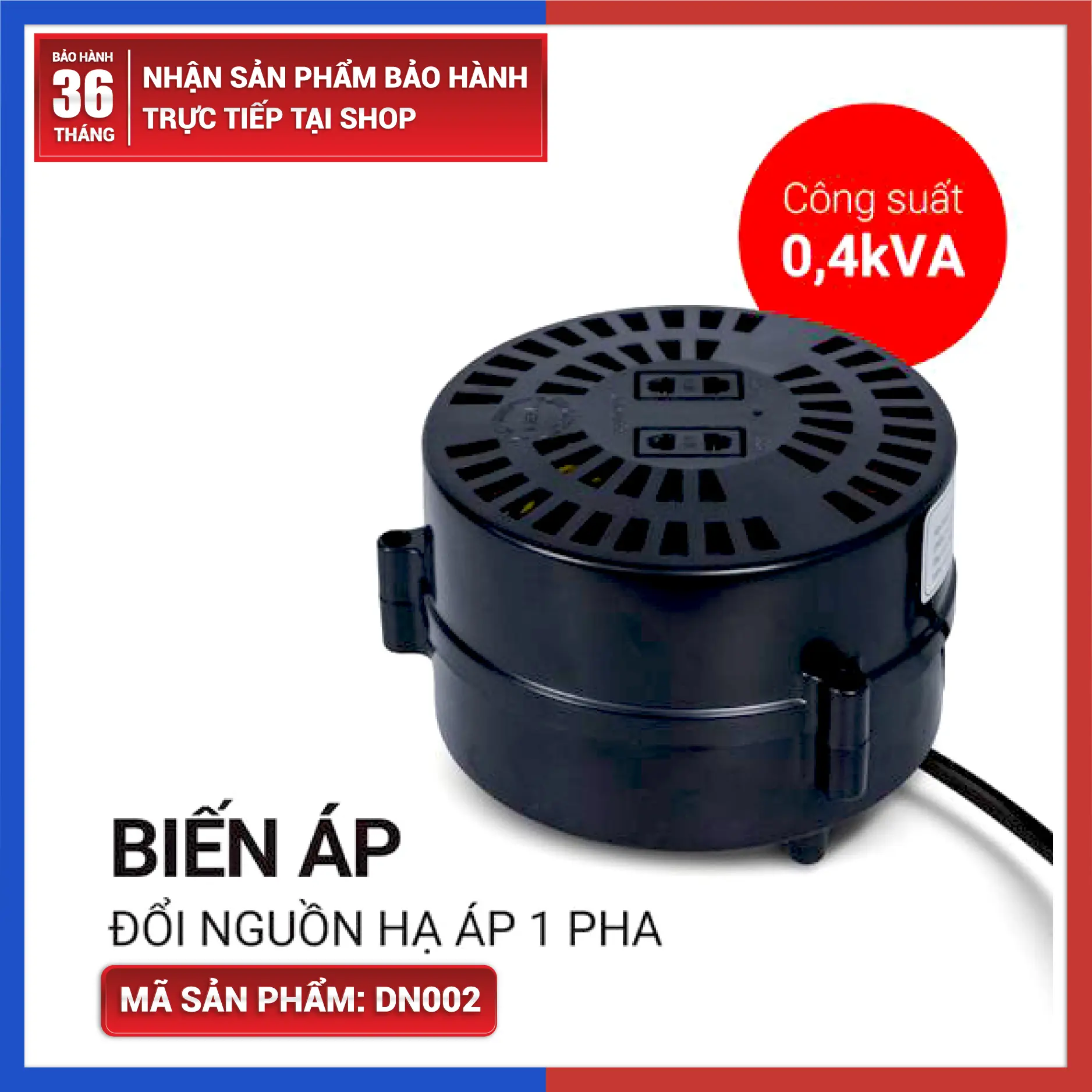 Biến Áp Đổi Nguồn Hạ Áp LIOA - Biến Áp Đổi Nguồn LiOA 200/400/600VA ( Điện Vào 220V- Điện Ra 100/120V)