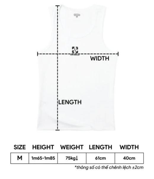 Product Introduction of Áo Tank Top Nam Local Brand SWE KA TANK TOP (MEN) - Trắng 0
