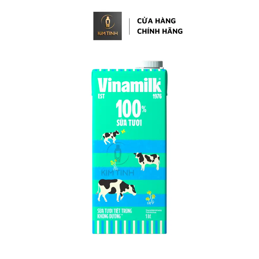 Sữa Tươi Vinamilk Tiệt Trùng Không Đường 1L - Sản phẩm chính hãng