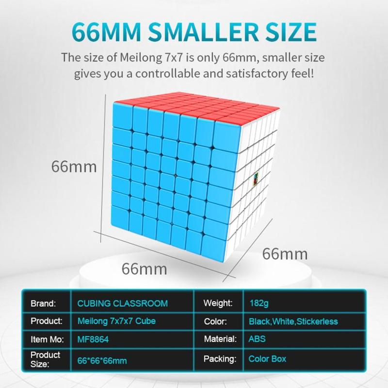 Product Introduction of 7x7 Stickerless , Cubes Cubes for Kids and Adults 0
