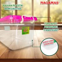 Gambar NAGAMAS Kontainer Box Serbaguna 17 Liter Penyimpanan Plastik dari Nagamas Indonesia Store Kota Tangerang 5 Tokopedia