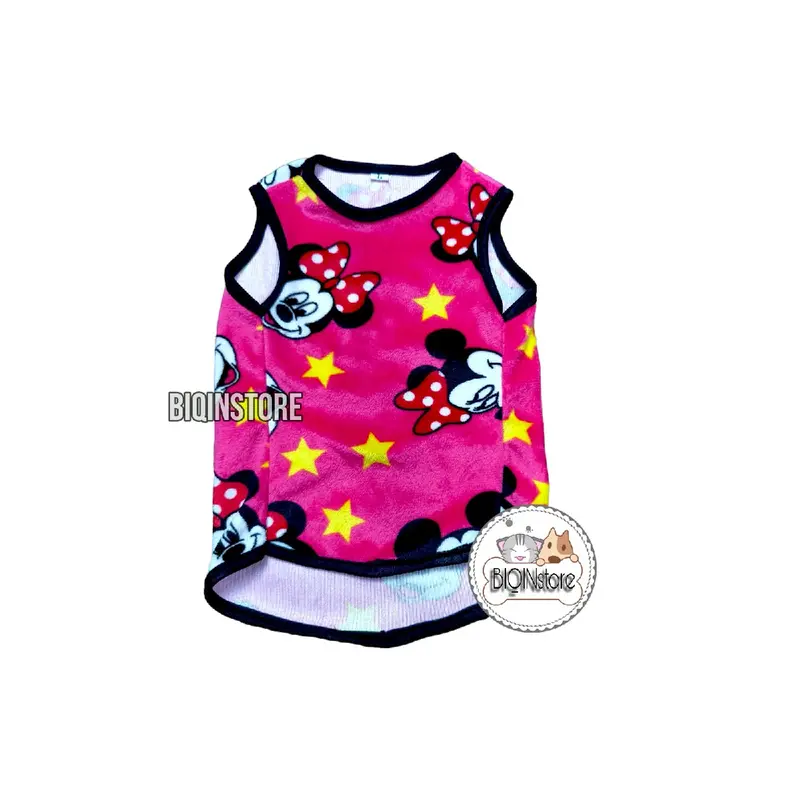 Baju kucing anjing kecil motif Mickey Mouse 1