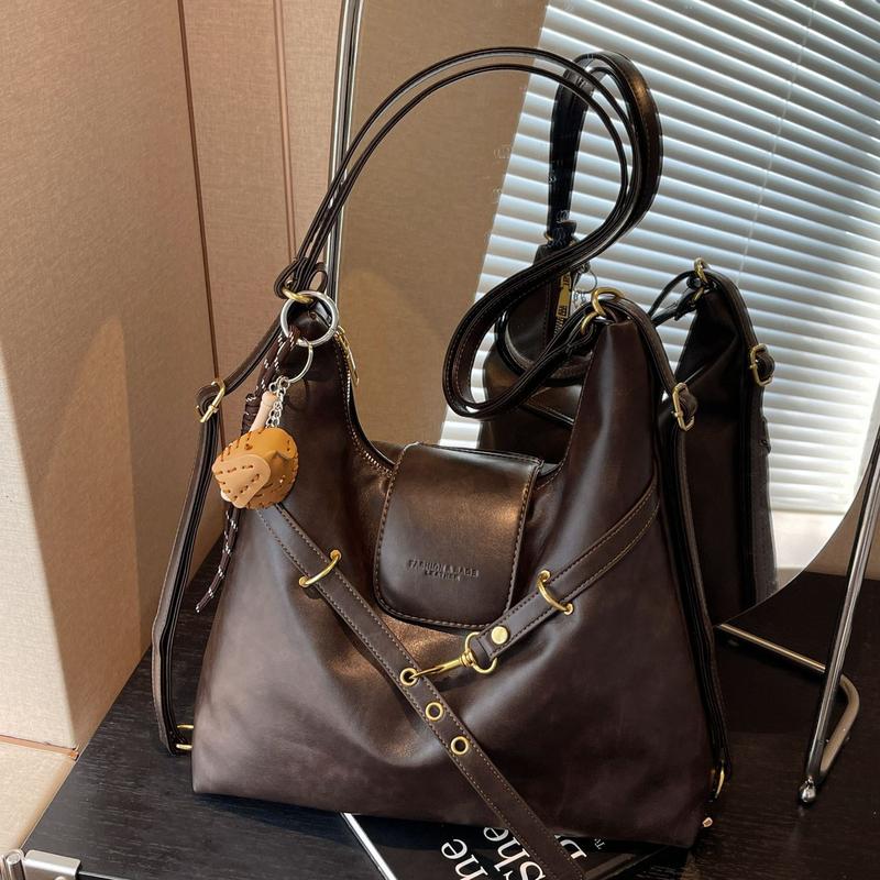 [ MẪU MỚI HOT] Túi Tote nữ sức chứa lớn phong cách retro cao cấp 2025, Đeo chéo, đeo balo, đeo vai đa năng