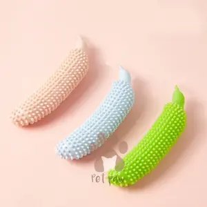 Mainan Gigitan Gigit Anjing Kucing Mollar Cucumber Toy Pet Toy Chew Toothbrush Pembersih Gigi Anabul Hewan