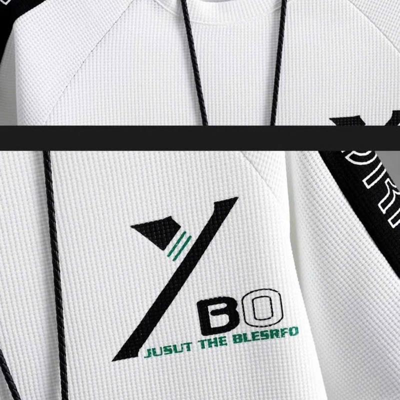 Bộ YBO Cộc Tay (1)Mùa Hè Nam Nữ Royal Chất Xốp Mềm Co Giãn nhẹ  Bộ quần áo tay ngắn thời trang Menswear Polo Có Cổ Ngắn Tay set  nam Shirt Shirt 7