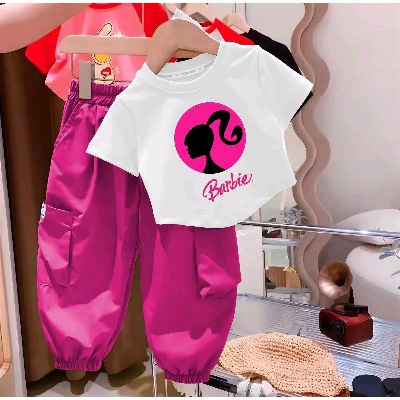Setelah Barbie Anak Perempuan 1-5 Tahun Lengan Pendek 5