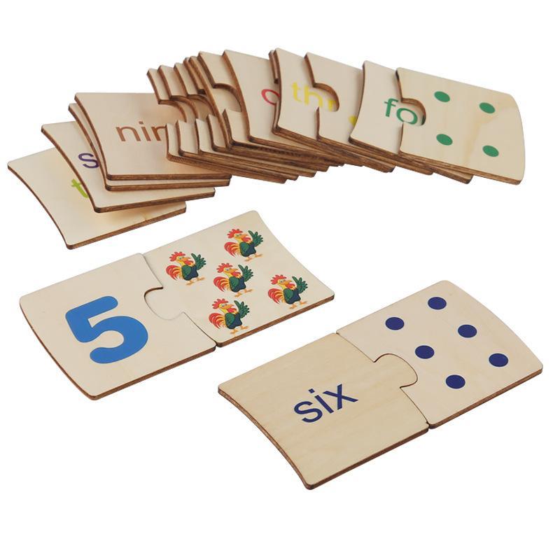 Number Matching Game, 1 Box Number Decomposition Educational Toy, Arithmetic Teaching Aid Toy, Educational Toy for Kids, Gift for Boys & Girls 3