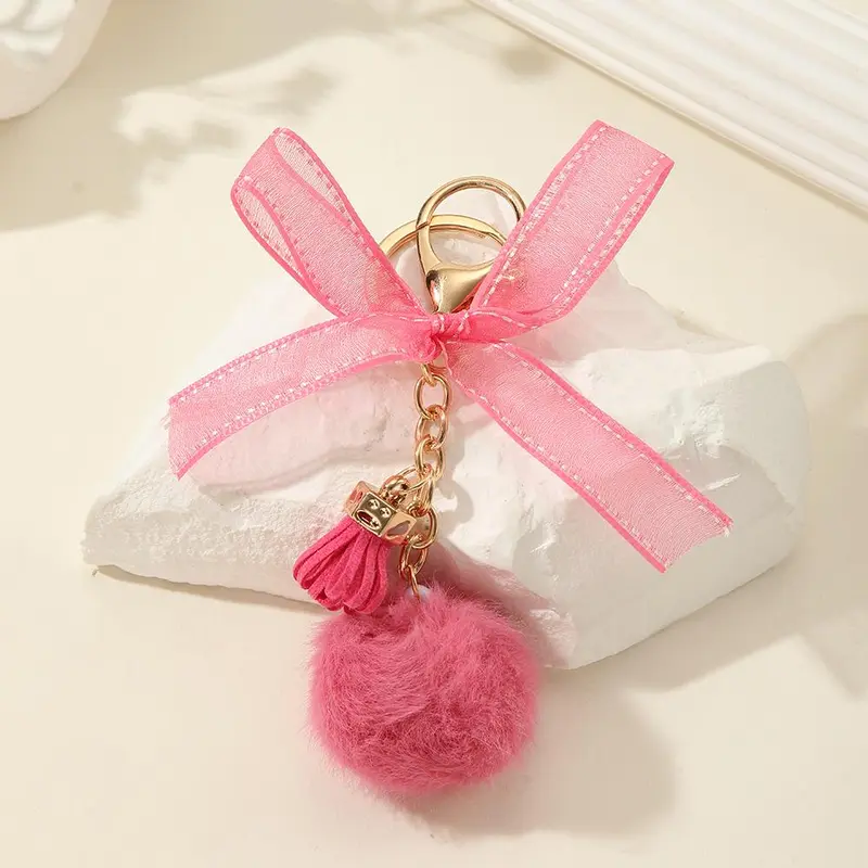 GANTUNGAN TAS GANTUNGAN DOMPET / AKSESORIS TAS / GANTUNGAN POM BULU / GK 03 5
