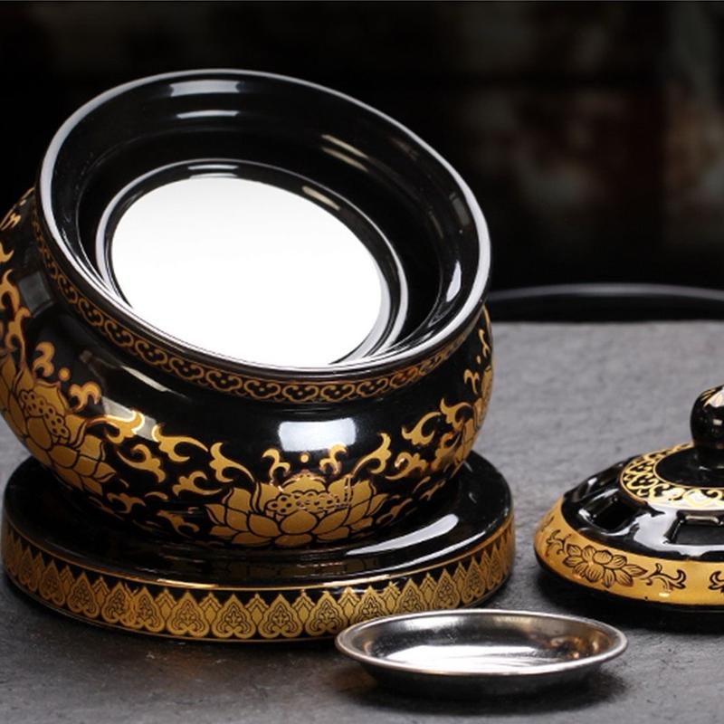 [ tặng vụn Trầm ] Lư xông Điện  size  lớn dùng Xông Trầm hương