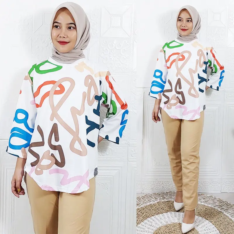 ONE SET BAJU DAN CELANA WANITA MAYA SETELAN GL FASHION 2