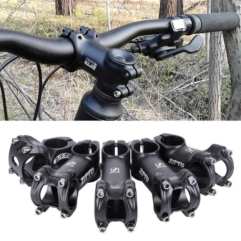 Potence Vélo MTB 7° 31.8mm – Tige Guidon Aluminium Noire (32/60/80/90/100mm)