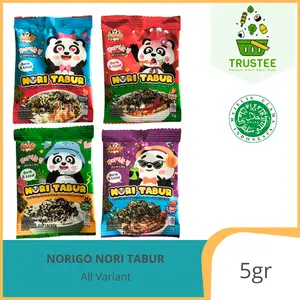 Norigo Nori Tabur Abon Rumput Laut Panggang Sachet 5gr Halal
