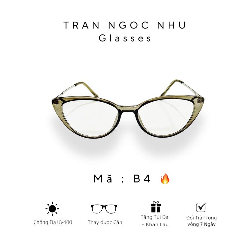 MÃ B4 Mắt kính thời trang dành cho nam nữ