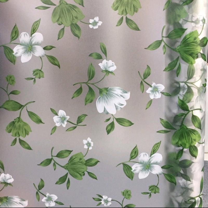 cuộn 2 mét decal kính khổ 90cm có keo sẵn giúp làm mờ kính