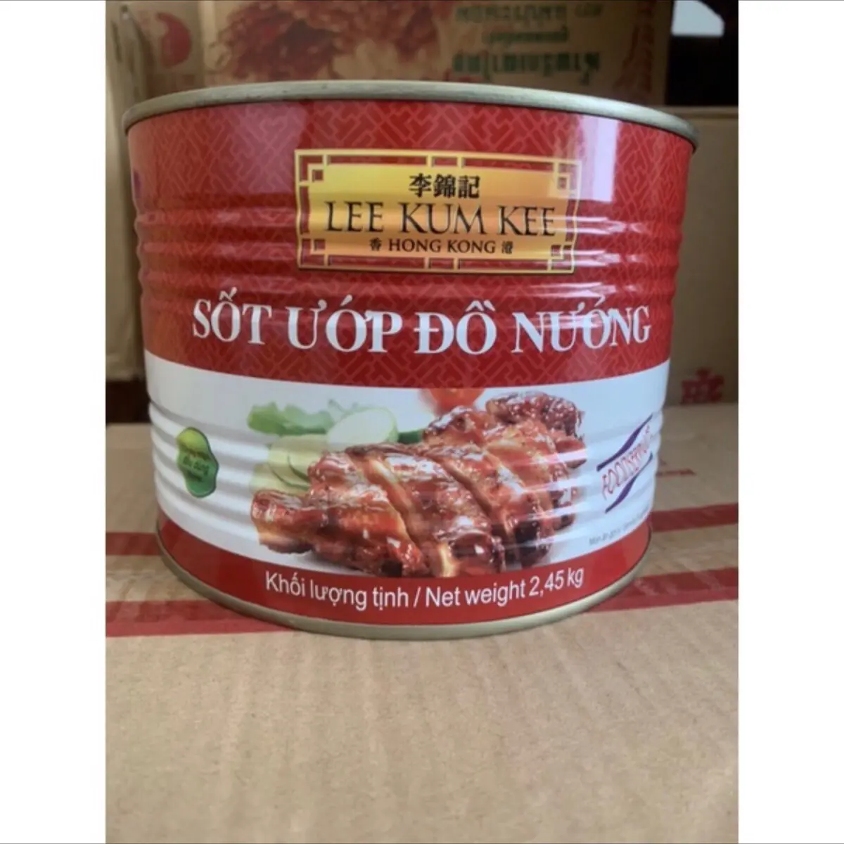 Sốt Đồ Nướng Xá Xíu Lee Kum Kee 2.45kg - Char Siu Sauce Hong Kong - Nước Sốt, Gia Vị