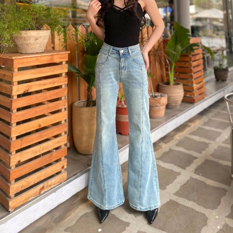    MỚI   QUẦN JEAN NỮ QC ỐNG LOE CẠP KIỂU SIÊU MỀM SIÊU CO GIÃN MẪU MỚI XUÂN HÈ 2025 5512 