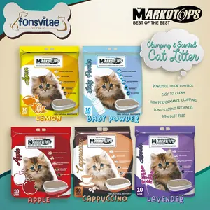 Pasir Markotop 10lt - Pasir Kucing Gumpal Murah