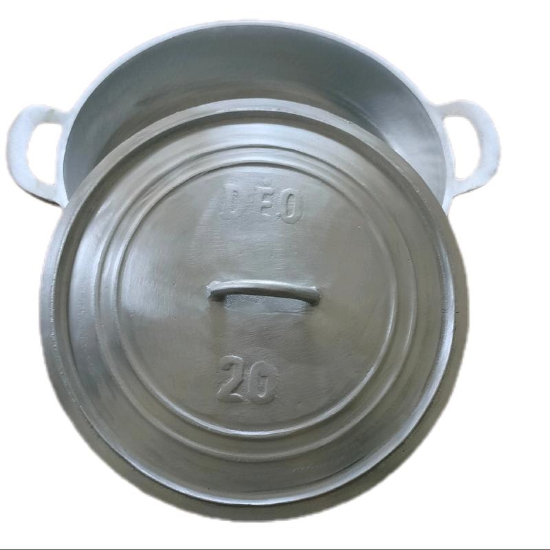 Chảo Gang Bắc 26cm (có nắp), đáy bằng đúc thủ công nguyên khối