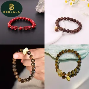 Berlala Elegant Bead & Tiger’s Eye Bracelets – Crystal-Clear Radiance, Multicolor Styles, Luxurious Women’s Fashion Jewelry