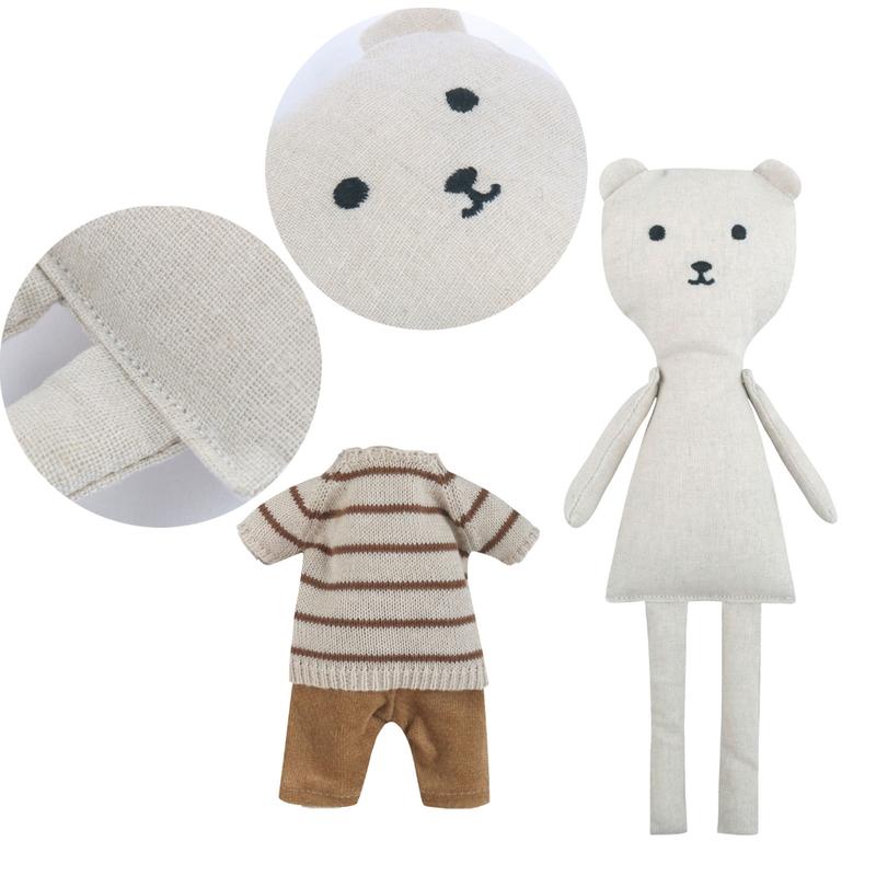 Dress Up Bear Game Stuffed Animals Baby Shower Gift Toy Dressing Game 2