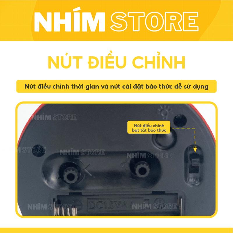 Product Introduction of Đồng Hồ Báo Thức Chuông To, Đồng Hồ Báo Thức Cờ Việt Nam Hai Quả Chuông Cổ Điển Bằng Sắt Nhím Store Chuông Kêu To Giá Rẻ 21