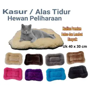 Kasur Tidur Kucing dan Anjing Bulu Rasfur Murah
