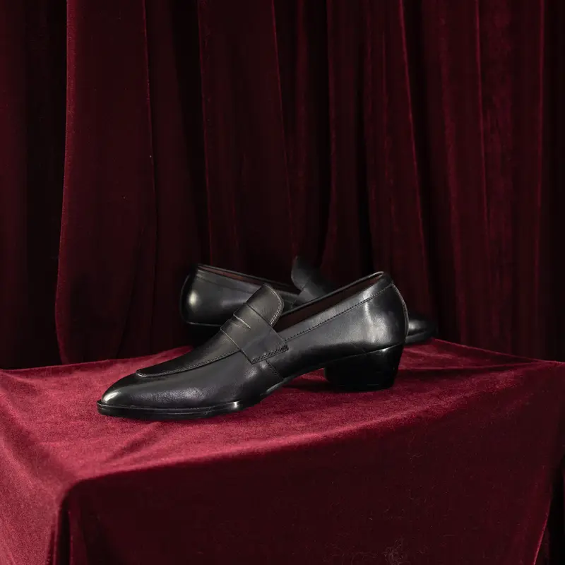 [Tranhnguyen x Kaylor] Giày Zion Loafers 2025, da bò mộc, đế phíp gỗ cao 4 cm, cấu trúc khâu đế MCkay (ZL1) 7