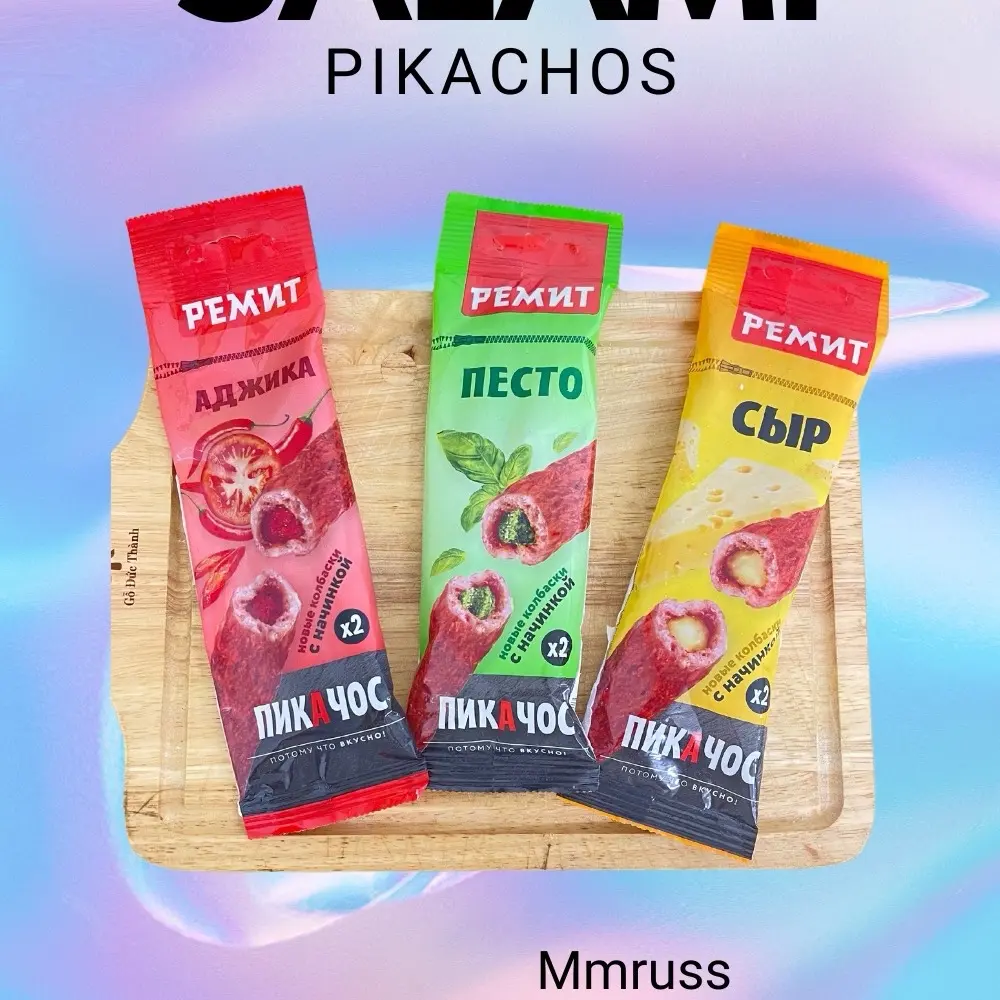 Salami que Pikachos 40g các vị