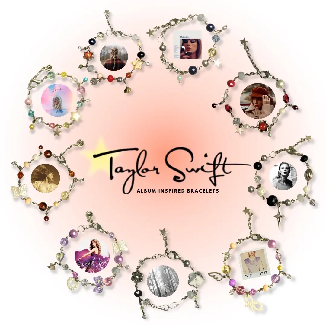 Gelang Manik Taylor Swift - Taylor Swift Beads Friendship Bracelet by Kilau Pernik | Taylor's Album Inspired