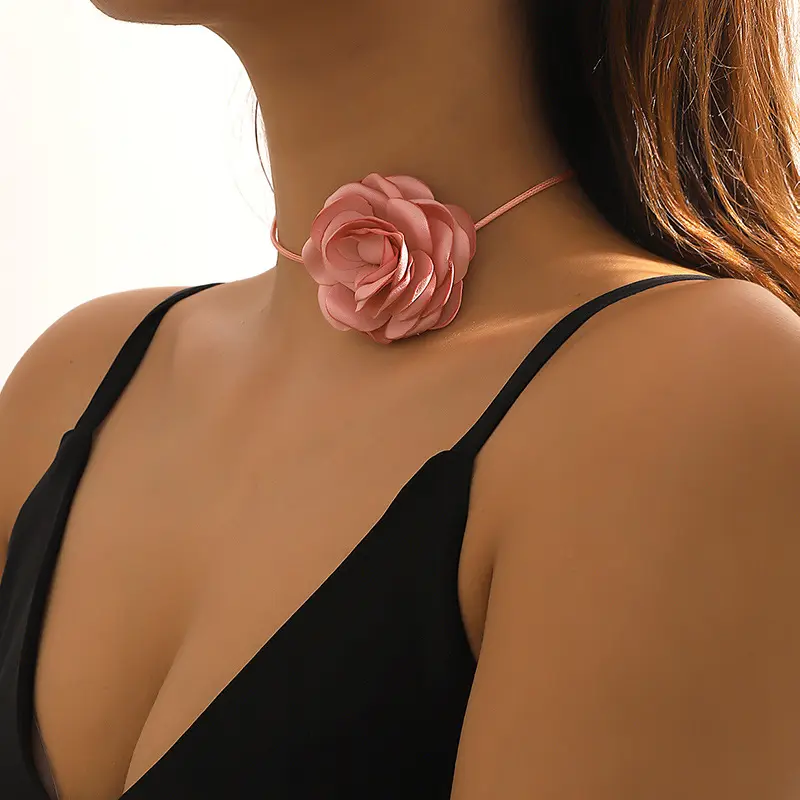 Vòng Cổ Cổ Áo Nữ Thiết Kế Hoa Thanh Lịch Và Thời Trang 4