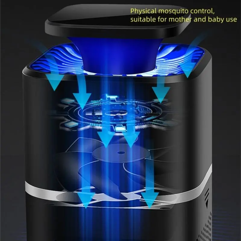Professional Mosquito Killer Lamp, Indoor Silent Mosquito Catcher, Household Electronic Mosquito Trap for Home Bedroom 3