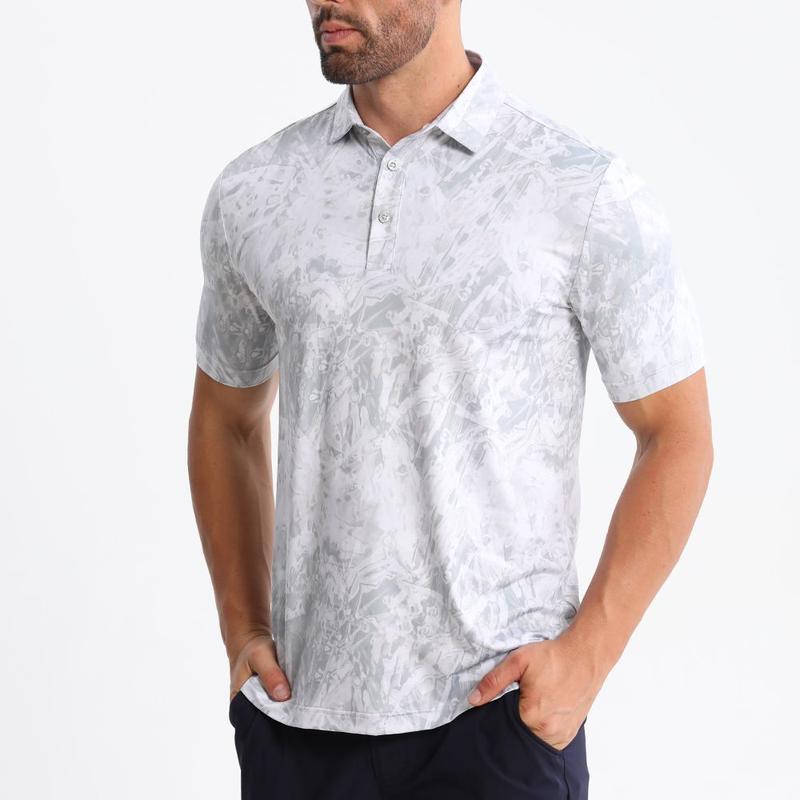 Product Introduction of Áo Polo Golf Nam, Chất Lượng Cao, Phong Cách Âu Mỹ Nhanh Khô, Thấm Hút Mồ Hôi, Áo Thun Golf Cá Tính, ngắn Tay Menswear Shirt 3