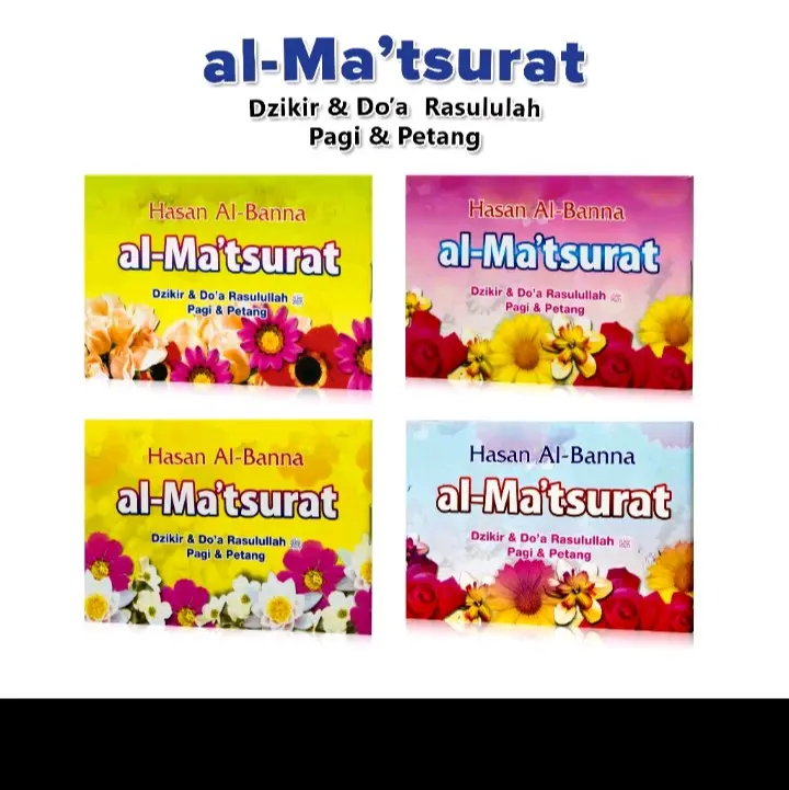 20 pcs buku al matsurat saku dzikir pagi petang hasan al banna