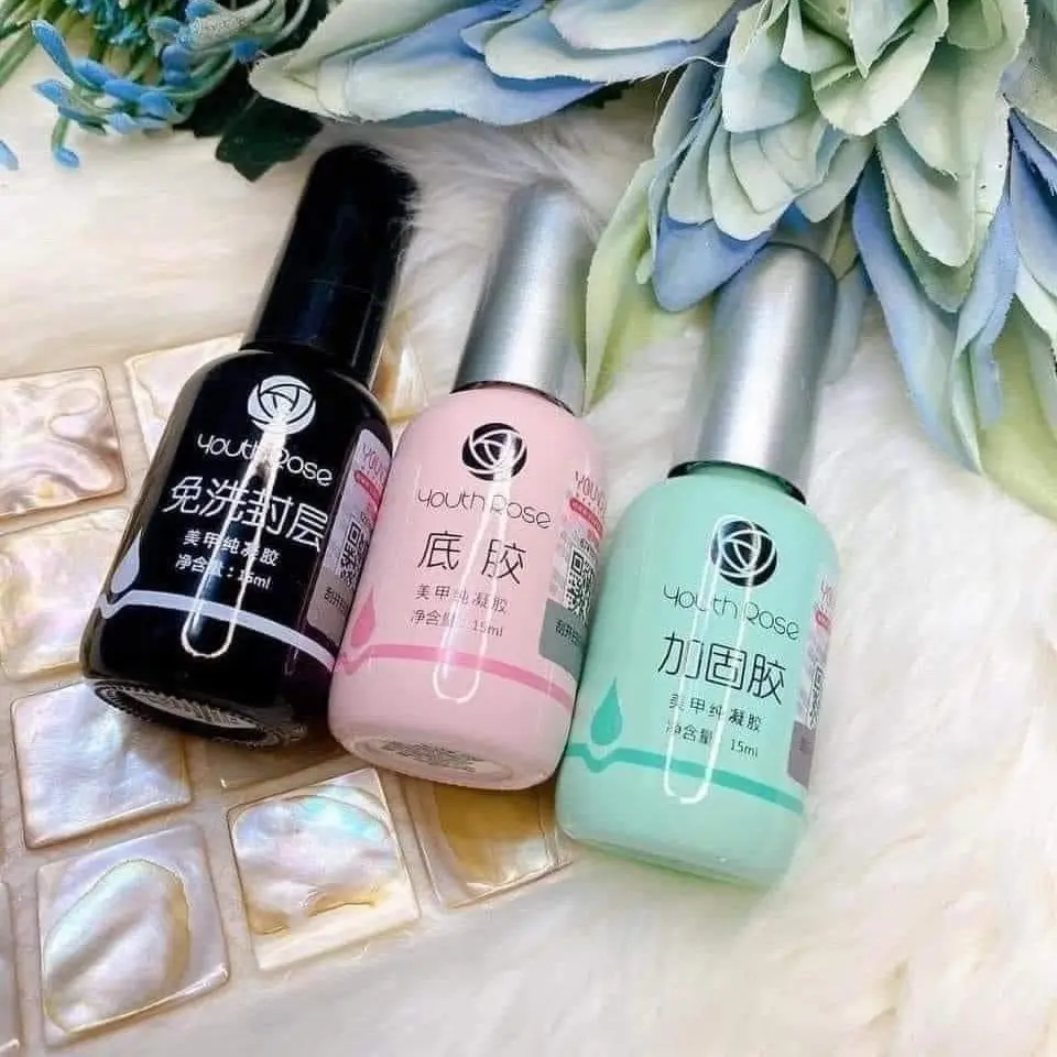 Base, top, cứng móng hoa hồng nail